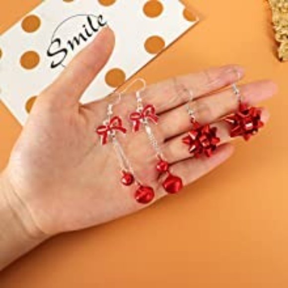 New Christmas Earrings Set Snowman Dangle Drop Earrings Christmas Tree J… - Picture 10 of 11